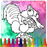 Ice Age Coloring Book
