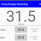 Temperature and burglar watchdog, Free Version icône