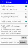 SMS timer - ICE Watchdog Mini - free اسکرین شاٹ 1