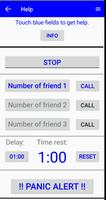 SMS timer - ICE Watchdog Mini - free screenshot 2