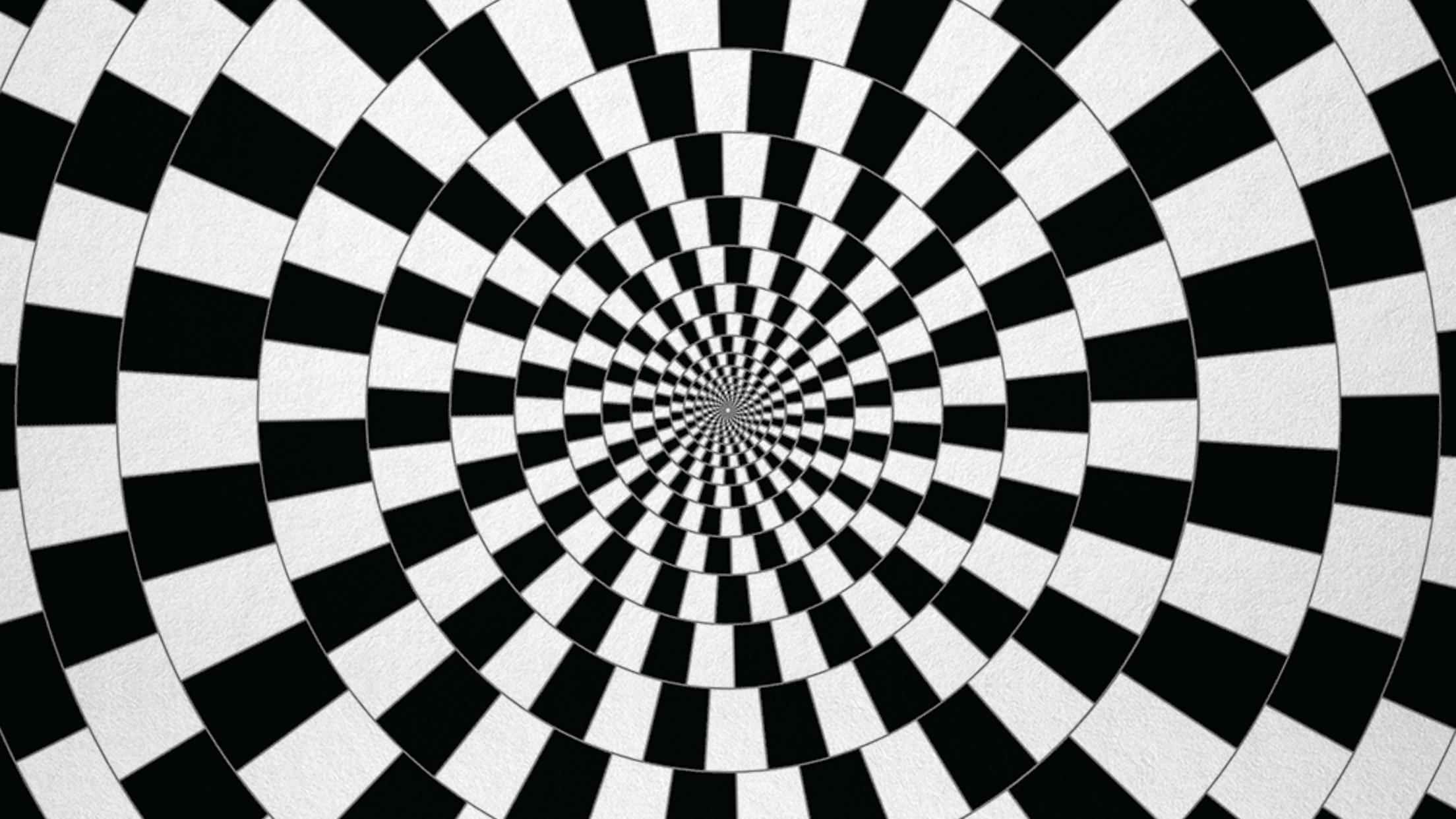 Искозить. Оптические иллюзии. Визуальные иллюзии. Иллюзия черно белая. Движущиеся иллюзии.
