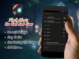 Flash Alerts On Call And SMS Plakat