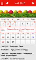 برنامه‌نما Russian Calendar 2016 عکس از صفحه