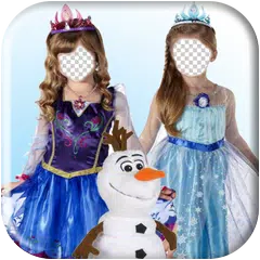 Скачать Frozen Ice Princess Photo Frame Editor APK