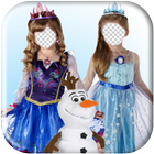 Frozen Ice Princess Photo Frame Editor アイコン