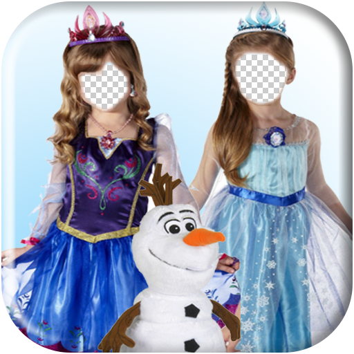 Frozen Ice Princess Photo Frame Editor