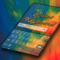 Colorful Paint Keyboard Affiche