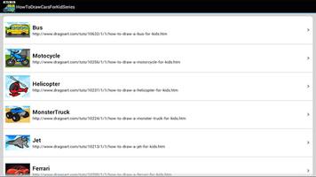 HowToDraw CarsForKid স্ক্রিনশট 1