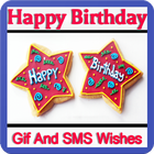 Happy Birthday GIF ecard photo frame أيقونة