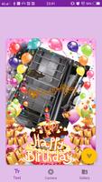 Happy Birthday GIF ecard photo frame تصوير الشاشة 2