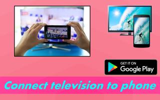 Connect television to phone โปสเตอร์