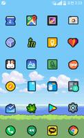 8-BIT OUTLINED Icon Theme Affiche