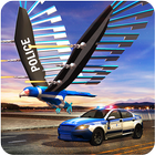 US Police Car Transform Eagle Robot Cop Simulator иконка