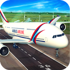 Airplane Pilot Flying Plane Flight Simulator 2018 icône