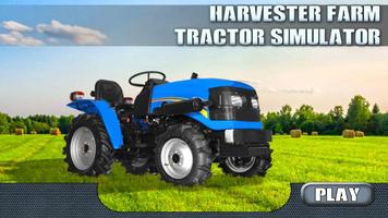 Harvester Farm Tractor Sim Affiche