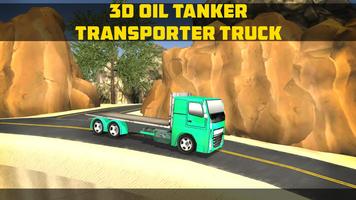 Oil Tanker Transporter Truck Plakat