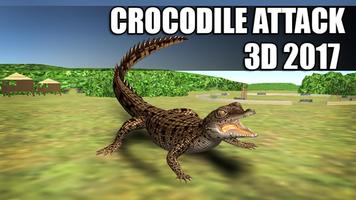Crocodile Attack 3D 2017 Affiche