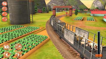 Farm Animal Train Transporter ảnh chụp màn hình 3
