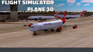 Flight Simulator Plane 3D poster