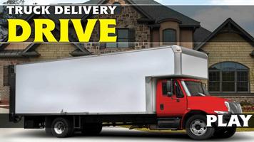 Truck Delivery Drive Affiche