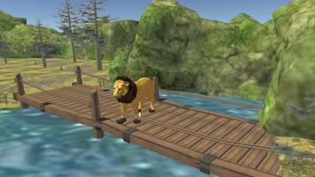 Wild Lion Attack 3D captura de pantalla 1