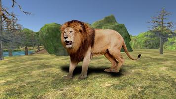 Wild Lion Attack 3D capture d'écran 2