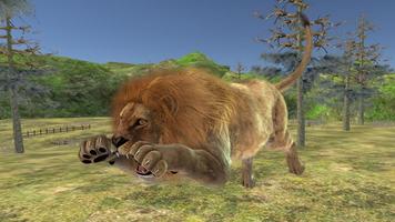 Wild Lion Attack 3D captura de pantalla 3