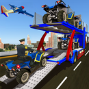 US Police Plane Transporter: ATV Quad Bikes 2018 APK