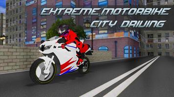 Extreme Motorbike City Driving Affiche
