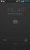Simple Black GO locker theme poster