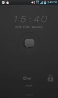 Simple Black GO locker theme screenshot 1