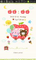 Happy Apple go locker theme Cartaz