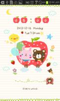 Happy Apple go locker theme imagem de tela 1