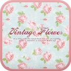 Vintage flower go locker theme أيقونة