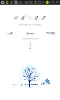 Winter tree go locker theme Cartaz