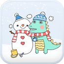 YongYong Snowman locker theme APK