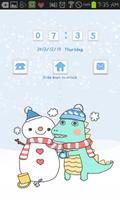 YongYong Snowman locker theme imagem de tela 1