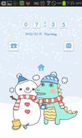 YongYong Snowman locker theme imagem de tela 2