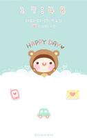 Bebe Happy Day go locker theme capture d'écran 1