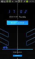 blue GO locker theme poster