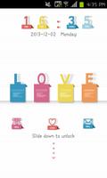 Love message go locker theme постер