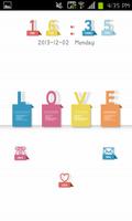 Love message go locker theme скриншот 1