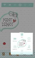 برنامه‌نما Mintdiary dodol launcher theme عکس از صفحه
