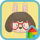 Rabbit dodol launcher theme APK
