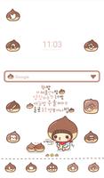 chestnut dodol luancher theme постер