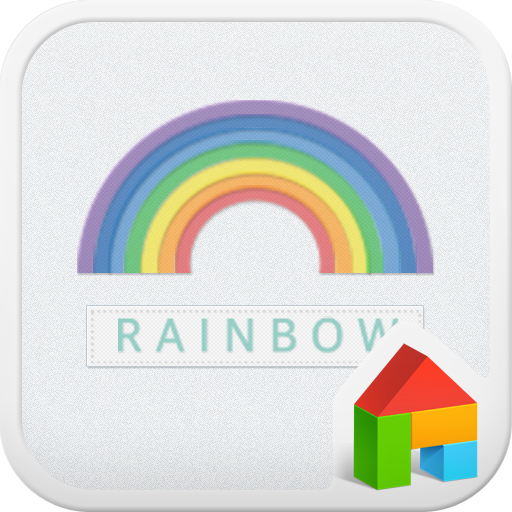 Rainbow dodol launcher theme
