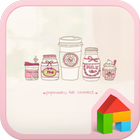 SweetPink dodol launcher theme biểu tượng