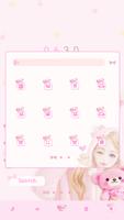 nana bear Dodol launcher theme screenshot 1