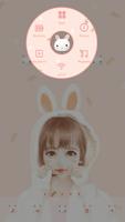 nana rabbit DodolLauncherTheme imagem de tela 3