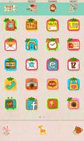 Strawberry Dodollauncher theme screenshot 2